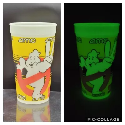 1 Vintage 1989 AMC Theatres Ghostbusters 2 Glow In The Dark Movie Cup Coca Cola • $27.99