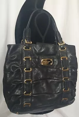 Michael Michael Kors Gansevoort Black Super Soft Leather Bag  • $125