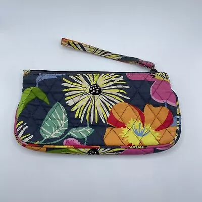 Vera Bradley Wristlet Clutch Purse￼- Jazzy Blooms Print Women’s Wallet • $12.99