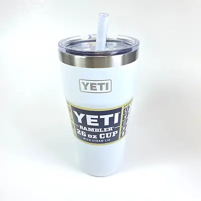$35 • Buy YETI Rambler 26 Oz Straw Cup, Vacuum Insulated, Stainless Steel With Straw Lid