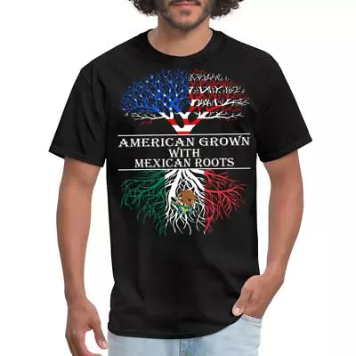 American Grown With Mexican Roots Men's T-Shirt • $19.99