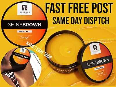 £15.45 • Buy Byrokko SHINE BROWN Premium Tanning Accelerator Cream 1 TUB X 190ml Sunbed & Sun