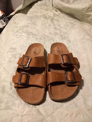 Mens Comfy  Mens Sandals With Buckles UK7/8 EU41/42 By TU • £17.38