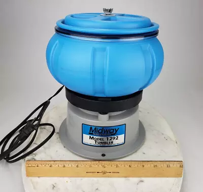 Midway Vibratory Tumbler 1 Gallon 1292 - Media Brass Stone Reload Polish Clean • $74.95