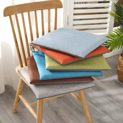 With Straps Sponge Seat Cushion Soft Chair Pad Universal Chair Cushion  Office • $44.63