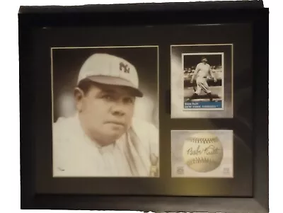 Framed Matted 2004 Babe Ruth (new York Yankees) Toon Collectible  43/5000 Htf • $250