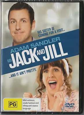 $7.95 • Buy Jack And Jill DVD Brand New And Sealed Region 4 Adam Sandler Comedy