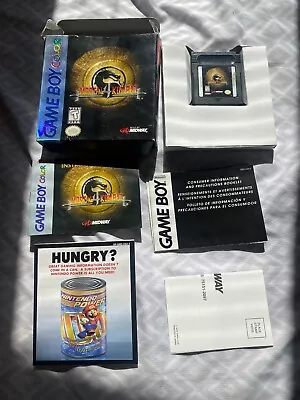 100% AUTHENTIC! Mortal Kombat 4 Complete CIB Box Manual Nintendo GameBoy Color • $43.95