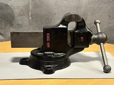 Excellent 1916 Vintage Reed No. 203 Swivel Base Bench Vise 3  Wide Jaws USA • $225