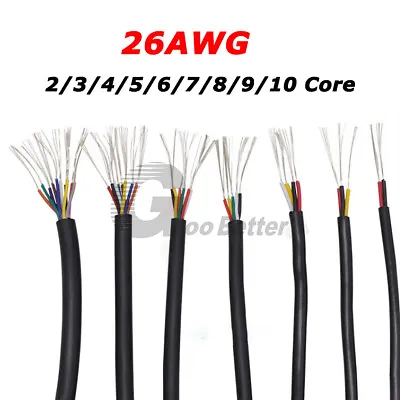 UL2464 PVC Flexible Hook Up Cable 26AWG 2/3/4/5/6/7/8/9/10 Core Electrical Wire • $5.75