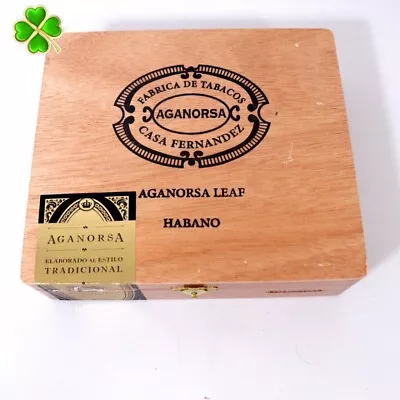 Aganorsa | Casa Fernandez Habano Titan Wood Cigar Box Empty - 8  X 7  X 2  • $5.55