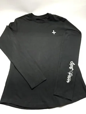 £19.95 • Buy Saint Pierre Inverted Cross Long Sleeve T Shirt Black Large 