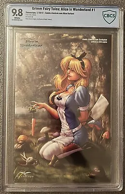 Grimm Fairy Tales Alice In Wonderland #1 Comic-Central Nice Exclusive CBCS 9.8 • $79.99