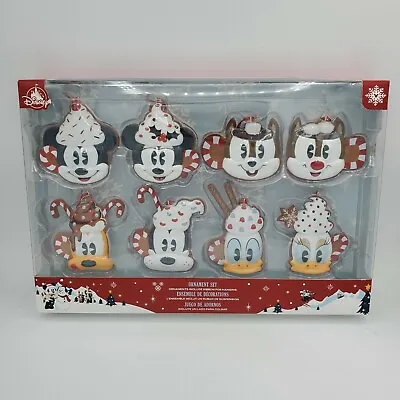 2021 Disney Parks Mickey Mouse And Friends Hot Cocoa 8 Piece Ornament Set New • $47.99