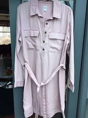 Gap Shirt Dress  Lg pink  • £8