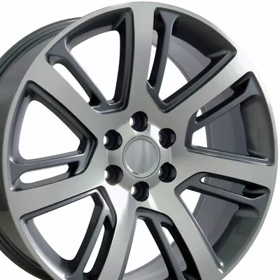 22 Inch Gunmetal 4738 Rim Fits Cadillac Escalade Silverado Tahoe • $243.75