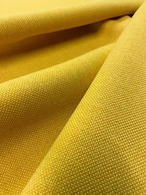 1.75 Yd Maharam Mode Goldenrod Yellow Polyester Hopsack Upholstery Fabric • $22.40