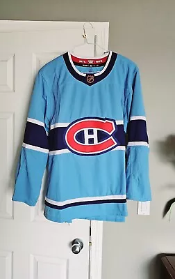 BNWT NHL Jersey Adidas Primegreen Montreal Canadiens RR2.0 Blank Men's Size 54 • $72.42