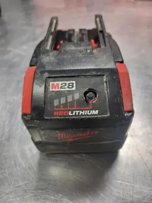 Used MILWAUKEE M28 28V 48-11-2830 Red Lithium XC Battery LiIon Ion (QUC020538) • $59.99