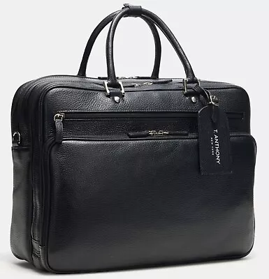 T. Anthony Kent Computer Brief Leather Briefcase - NEW • $925.98