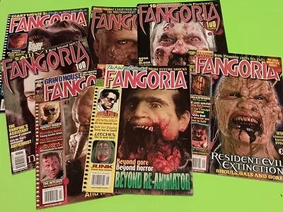 Fangoria Magazine Lot Horror 204 222 260 266 287 288 291 Horror Halloween Lot • $65