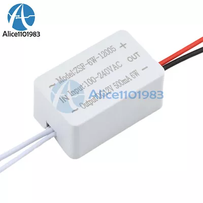 AC100-240V To DC12V 6-60W LED Driver Constant Voltage Driver Power Supply • $1.83