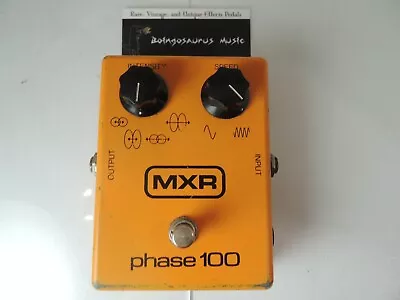 Vintage MXR Phase 100 Phaser Phase Shifter Block Logo Effects Pedal Free US S&H • $189.99