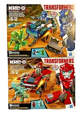 Kre-o Transformers Strongarm Capture Cruiser & Sideswipe Roadway Rundown Set • $42.88