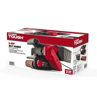 Hyper Tough 6-Amp Belt Sander 3 X 18-inch Corded 2613 • $30.49