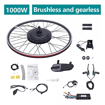 700C 1000W Front/Rear Wheel 48V Electric Bicycle Conversion Kit E Bike Motor Kit • $216.60