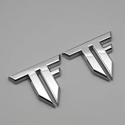 2x Silver Metal Transformers Side Emblem Chrome Rear Tailgate Trunk 3D Badge • $8.99
