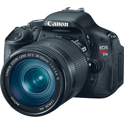 Canon EOS 60D 18.0 MP Digital SLR Camera Kit W/ EF-S IS 18-135mm Lens • $799