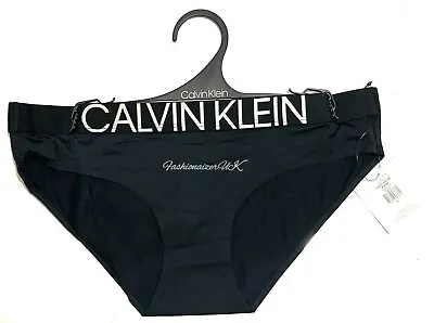 Calvin Klein Authentic Women’s ICON Bikini Brief Underwear _ Black RRP £30  • £10.99