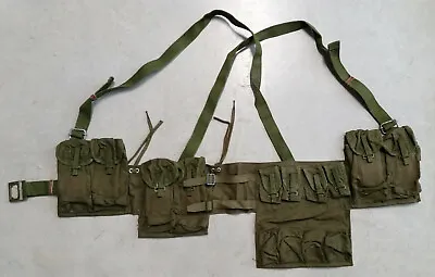 VTG NOS Vietnam War Era Chicom Chinese Type 63 56 SKS Chest Rig 7.62 Mag Pouch • $19.99