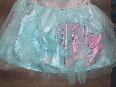 Girls Sz M 7/8 My Little Pony Tutu Twirl Skirt Blue Pink Guc Birthday • $14.99