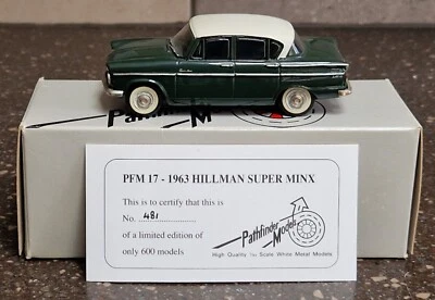 Miniature Pathfinder Models 1/43 PFM17 - Hillman Super Minx 1963 Rouge/Blanc - Occasion
