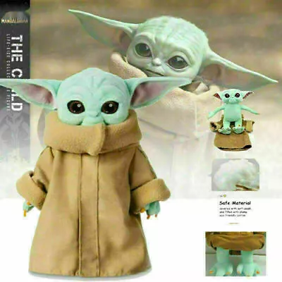 $15.19 • Buy Baby Yoda Plush Toy Cute Stuffed Doll The Mandalorian Force Awakens Xmas Gifts