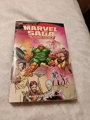 Essential Marvel Saga Comic Volume 1 (Issues #1-12) Paperback Book • £25