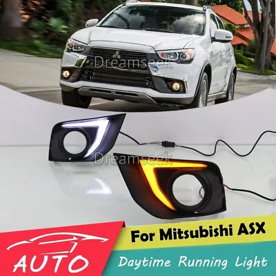 Drl For Mitsubishi Asx Outlander 16-18 Led Daytime Running Light W/ Turn Signal • $98.79