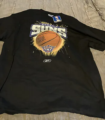 PHOENIX SUNS Basketball NIKE Black VINTAGE Size XL Shirt NBA New FREE SHIPPING • $28.04