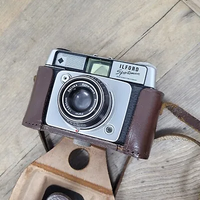 Ilford Sportsman Camera With Original Leather Case Pronto Made In Germany • £13.99