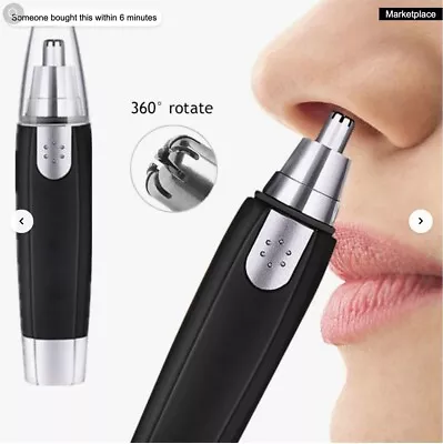 Electric Nose Ear Hair Trimmer Epilator Men's Shaver Clipper Rechargeable USA • $9.99