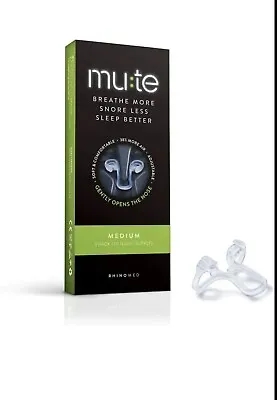 MUTE Nasal Dilator For Better Breathing And Snoring Reduction - Medium  -3 Pack • £15.99