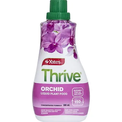 $41.95 • Buy Yates THRIVE ORCHID Liquid Fertiliser Concentrated Plant Food, 500ml