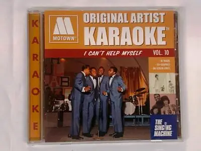 Motown Original Artist Karaoke ~ I Can't Help Myself Vol. 10 2004 CD CD+G NM • $32.99