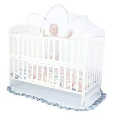  Mosquito Net For Crib Encrypted Baby Toddler Baby Cribs Net Cover - White • $47.98
