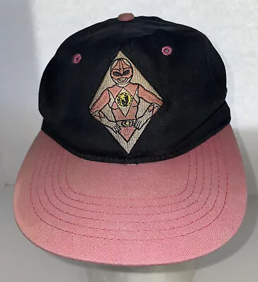 Vintage Mighty Morphin Pink Power Ranger Adjustable Hat High Point Access. 4-7x • $29.99