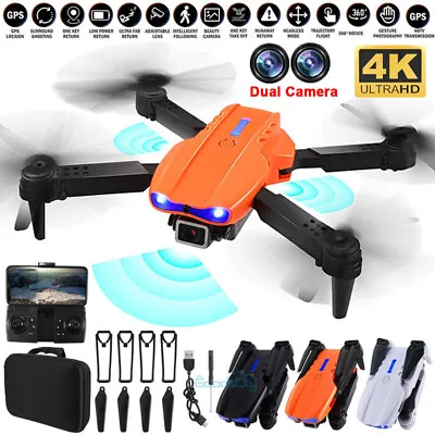 NEW Drones Quadcopter 5G 4K GPS Drone Pro With HD Dual Camera WiFi Foldable RC • $31.89