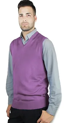 Blue Ocean Mens Solid Sweater Vest (SV-243) • $25