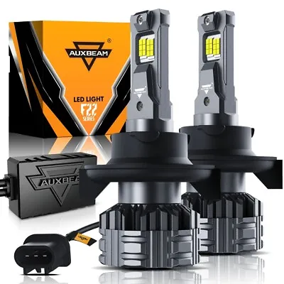 2x AUXBEAM H13 9008 LED Headlight Bulbs High & Low Beam For Ford F-150 2004-2014 • $62.89